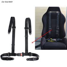Sports Racing Harness Safety Seat Belt 3 4 Point Fixing Mounting Quick Release Racing Harness Seat Belt Seat Belt Buckle