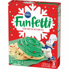 Chewy sugar cookies recipe pillsbury copycat easy sugar 6 6. Pillsbury Funfetti Holiday Sugar Cookie Mix 17 5 Oz Smith S Food And Drug