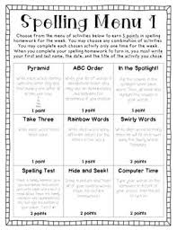Each figure should have the same number of parts. Spelling Menu Swirly Words Freebie Teaching Spelling Spelling Menu Grade Spelling