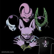 Shirtoid Villain Dragon Ball Super Shirt Illustration