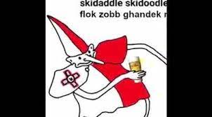 To leave or depart promptly or at once. Memes Maltin Skidaddle Skidoodle Facebook