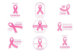 This unique, dimensional card has been handmade and hand colored. Premium Vector Set Of Pink Ribbons Symbols For Breast Cancer