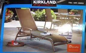 costco sale kirkland signature sling chaise lounge frugal hotspot sling chaise chaise lounge chaise