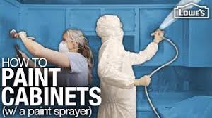 The sprayer occasionally spits paint, but the floetrol that you mix in levels out the finish. Best Paint Sprayer For Cabinets A Complete Guide To Spraying Cabinets