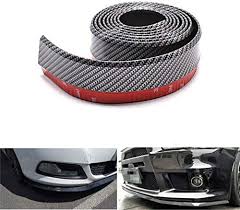 Besides, this car bumper protection pad boasts a pyramid design that looks sleek enough to improve the appearance of your vehicle. Skeido Front Bumper Spoiler Lip Carbon Fiber Universal Car Bumper Protector Car Stickers Front Lip Side Skirt Rubber Strip Splitter Spoiler For Vehicle 2 5m 8 2ft Price In Uae Amazon Uae Kanbkam