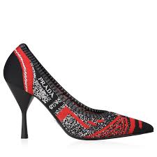 Walking shoes women slip on sneakers comfortable breathable knit flats. Prada Women S Knit Fabric Pointed Toe Pumps Stiletto Heels Flannels