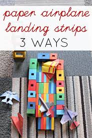 Paper Airplane Landing Strips Fun Way To Liven Up Indoor Play Time Activities For Kids