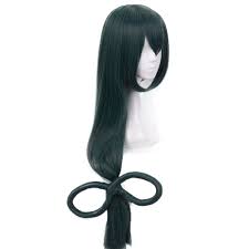 No matter which one of these hairstyles are you going to pick, you should always have a brush!! Amazon Com Anogol Hair Cap Anime Cosplay Wig Dark Green Long Straight Synthetic Hair With Bow Wigs For Women Costume Beauty