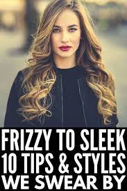 Tame Your Mane 20 Best Products And Hairstyles For Frizzy Hair Dry Frizzy Hair Hair Without Heat Shoulder Length Wavy Hair
