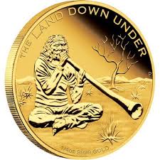 The Land Down Under Didgeridoo 2013 1 4 Ounce Proof Gold Coin Perth Mint A Unique Wind Instrument The Didgeridoo Coins Didgeridoo Gold And Silver Coins