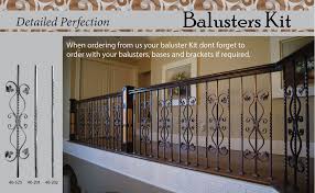 This is the most common installation and the simplest if the post . Stair Balusters And Parts Custom Ornamental Iron Works