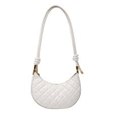Aktudy Women Small Hobo Messenger Handbag Pu Solid Crescent Shoulder Bags White Walmart Com