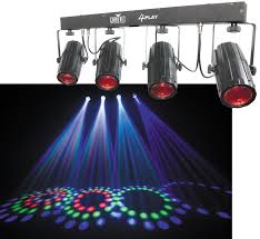 4play Multi Color Led Moonflower Effect Bar Chauvet Light With 2 Dmx Cables Tripod Stand