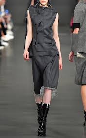 Cavalry Wool Feather Hem Skirt By Maison Margiela For Preorder On Moda Operandi Wool Skirts Hem Skirt Global Fashion