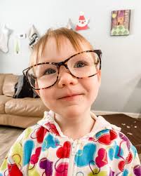 Ava wearing my glasses is absolutely the cutest thing 😍