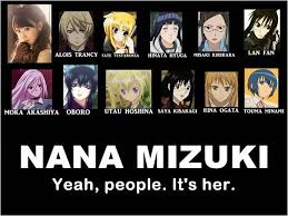 Anime Photo Voice Actor Nana Mizuki Anime Nerd Voice Actor Anime Funny