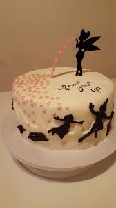 Peter Pan Kuchen Fondant Never Grow Up Cute Cakes 30 Birthday Cake Cupcake Cakes