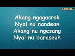 Sorabi Bandros Lirik Aci Jessica Feat Kang Dodo Pop Sunda Youtube