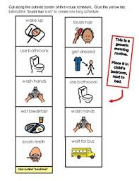 Visual Schedule For Home Morning Routine