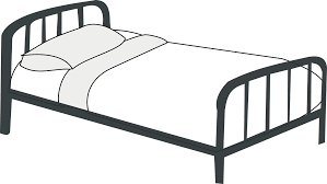 Bed Clipart Black And White Png Bed Clipart Black And White Bed Clipart Bed Hotel Pillows