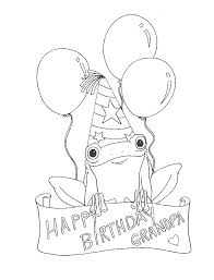 Kids happy birthday balloons s3225. Free Birthday Coloring Pages For Grandpa Coloring Home