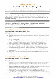 We have used all the important tips of the above units into a single an office coordinator cover letter sample to demonstrate a winning document that can be created in getcoverletter editor. Front Office Coordinator Resume Samples Qwikresume