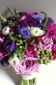 Maybe you would like to learn more about one of these? Jewel Toned Purple Fuchsia And Blue Bridal Bouquet Showit Blog
