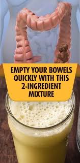 Empty Your Bowels Quickly With This 2 Ingredient Mixture In 2020 Bowel Cleanse 2 Ingredients Ingredient