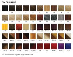 color chart jazzwavehair collection