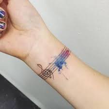 Are you a fan of music? Tattoo For Women Music Small 46 Ideas Wrist Tattoos For Women Small Music Tattoos Music Tattoo Designs