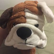 Ikea Gosig English Bulldog 22 Puppy Dog Brown White Stuffed Animal Plush Toy White Stuffed Animal Dogs And Puppies Animal Plush Toys