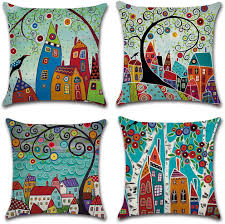 Sono inoltre sfoderabili e lavabili in lavatrice a 30°. Sedie Letti Huifengs Set Di 4 Stile Rurale Dimensioni 45 X 45 Cm Federe In Lino Per Cuscini Quadrati Federe Decorative Per Divani Cuscini Decorativi E Accessori Casa E Cucina Nsb Group Com