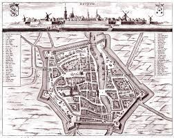 dokkum 1664 haackma gravius oude kaarten stadsplattegronden kaarten