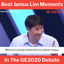 Explore tweets of jamus lim @jamuslim on twitter. Jamus Lim What We Re Trying To Deny Them Is A Blank Cheque Singapore Ge2020 Debate 2020 Speakola