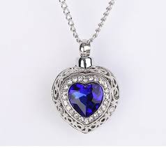 Buy cheap clean jewelry online from china today! Blue Diamond Necklace For Ashes Blue Heart Necklace For Ashes Love Pet Ashes Necklace Mom Ashes Necklace Handmade Couples Bracelets Jewelry Turntopretty