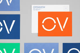 New Brand Identity For Openview By Pentagram Bp O Unique Business Cards Design Logo Branding Identity Pentagram Design