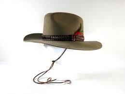 Stetson Cowboy Hat Stampede Palomino Olive Green Beaver Felt Etsy Stetson Cowboy Hats Cowboy Hats Leather Hat Bands