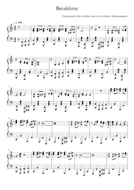 Breaktime Kevin Macleod Sheet Music For Piano Solo Musescore Com Break time piano sheet music best music sheet. breaktime kevin macleod sheet music for