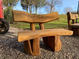 Take a seat between landscaping projects or move it to. Garden Bench For The Patio Front Of The House Solid Oak Memorial Bench