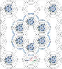 Golden Wedding Ring Design Book From Inklingo Free For A Limited Time Wedding Ring Quilt Templates Wedding Ring Quilt Double Wedding Ring Quilt