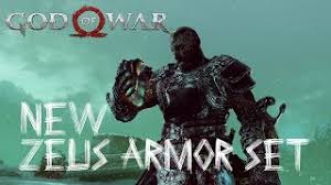 Massively increases the damage of kratos's standard attack, but also intensifies the damage he receives. New Zeus Armor Set Show Case God Of War New Game Plus Youtube