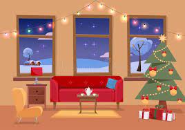 Wsgw online poll o christmas tree results. Cartoon Living Room Christmas Stock Illustrations 1 506 Cartoon Living Room Christmas Stock Illustrations Vectors Clipart Dreamstime