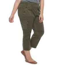 Details About Nwt Womens Plus Size Sonoma Goods For Life Zipper Utility Convertible Capris