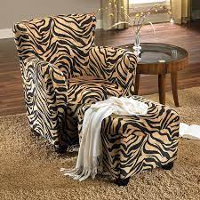 Bengal Bronze Occasional Chair Ottoman Furniture All Leopard Print Chair Animal Print Decor Chair And Ottoman