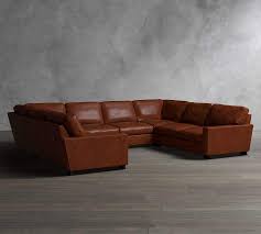 Poshmark makes shopping fun, affordable & easy! Pottery Barn Turner Square Arm Leather 5 Piece U Shaped Sectional U Shaped Sectional Sectional U Shape