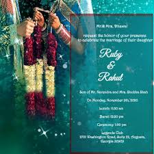 Buy Indian Wedding E Cards Invitations At Hitched Forever Customise Your Indian Wedding Invitation Cards Wedding Card Wordings Wedding Invitation Background