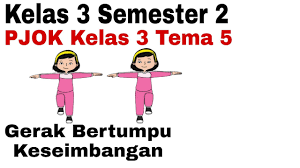 Pjok Kelas 3 Tema 5 Semester 2 Kombinasi Gerakan Bertumpu Dan Keseimbangan Youtube