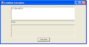 Codedom Calculator Evaluating C Math Expressions Dynamically