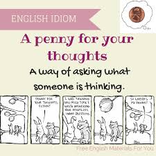 Pages and pages and pages of thoughts. A Penny For Your Thoughts Free English Materials For You