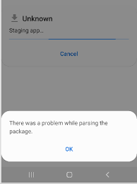 Once you try to install the wrong apk version files, you will get a parse error on fire tablet with a message there was a problem parsing the package. There Was A Problem Parsing The Package